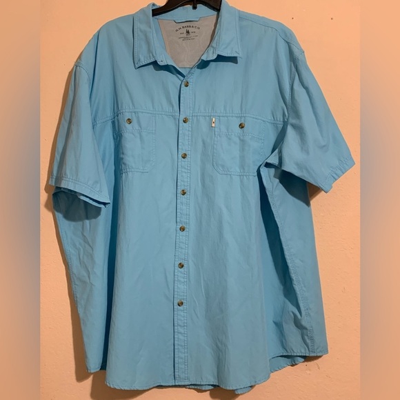 G.H. Bass & Company Short Sleeve Shirt 4XL/T - Picture 2 of 7